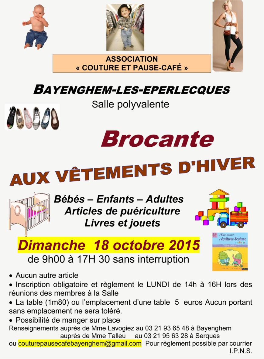 2015 octobre brocante bayenghem