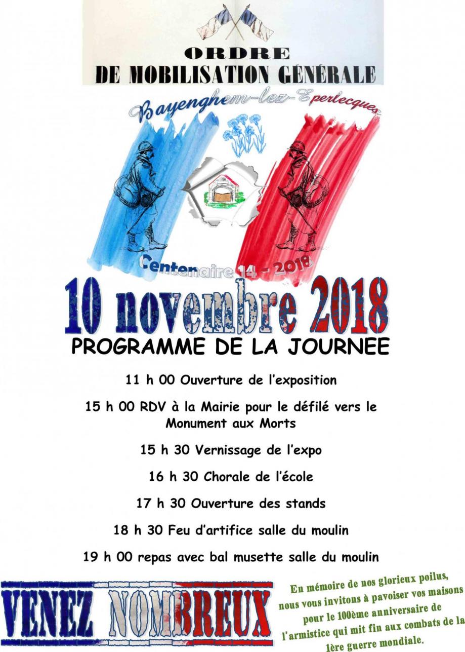 Affiche 10 novembre