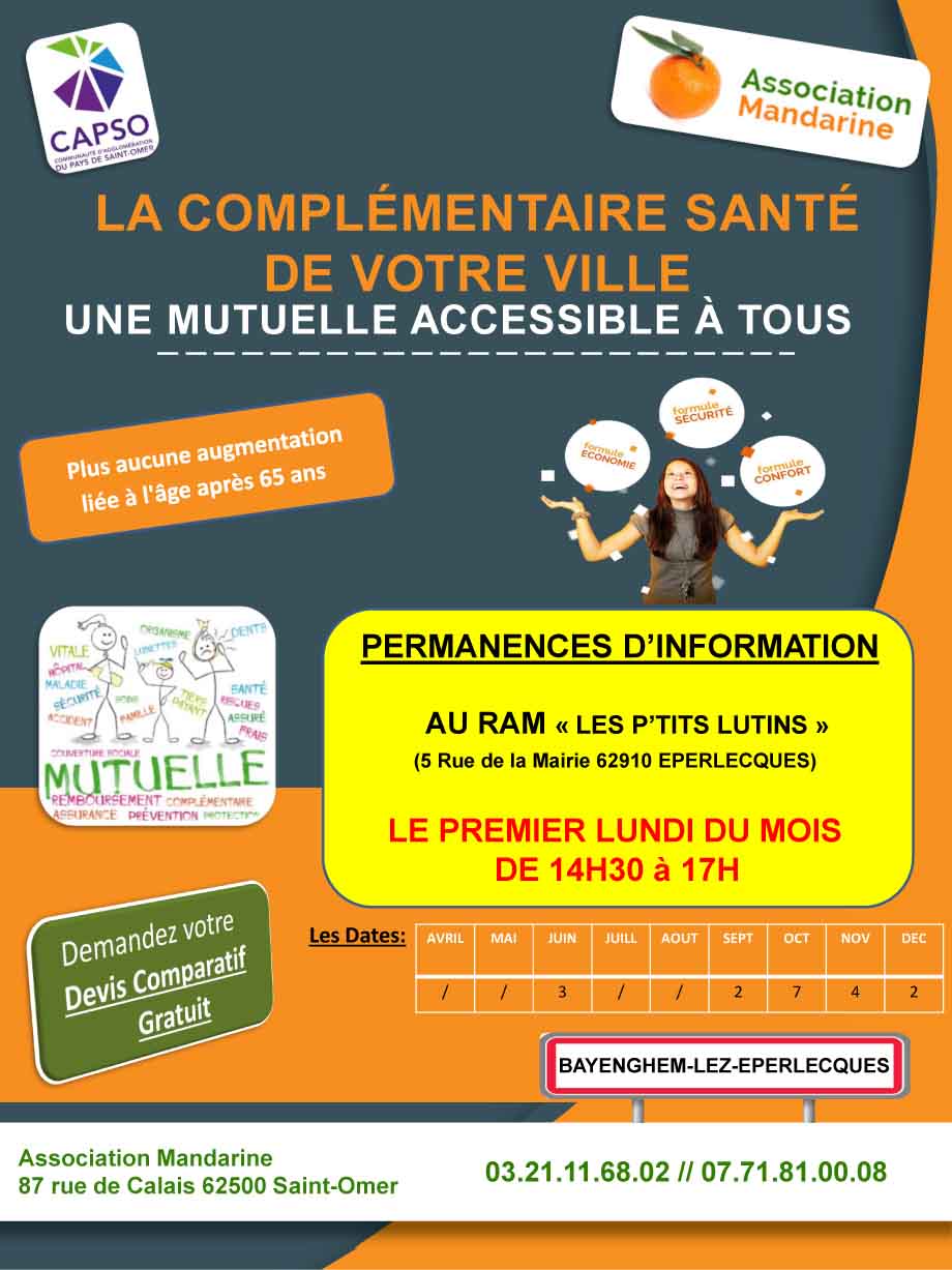 Affiche mairie bayenghem les eperlecques