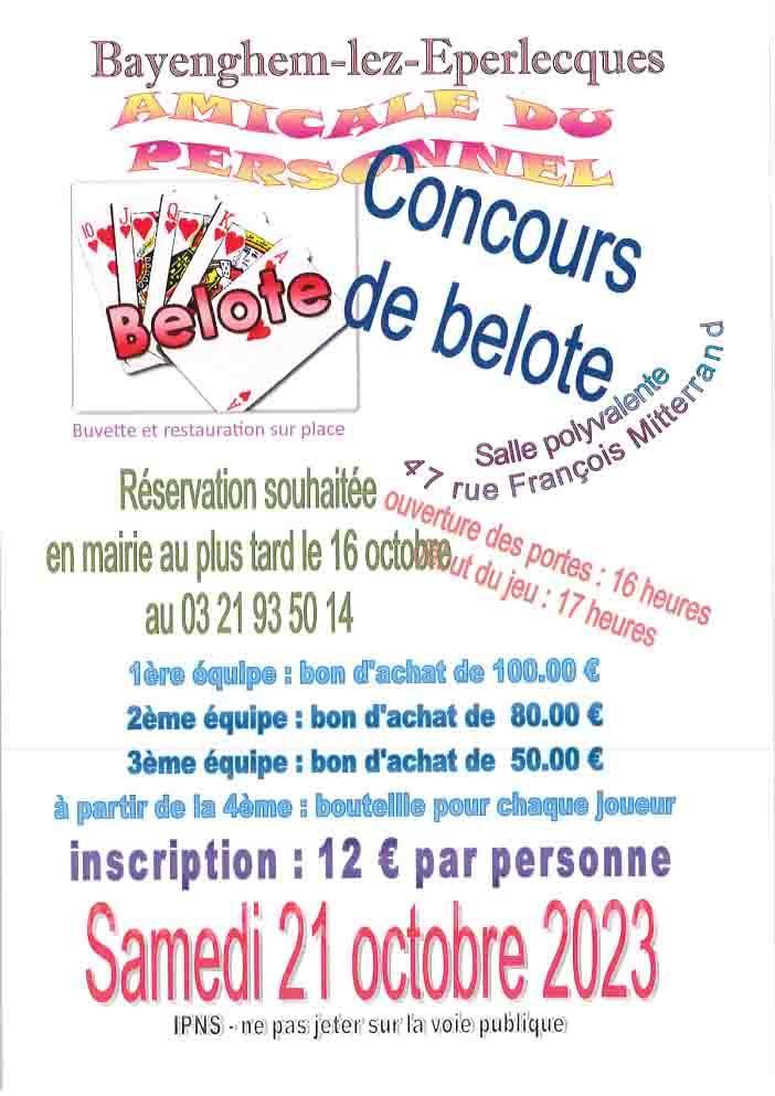 Belote amicale du personnel copie