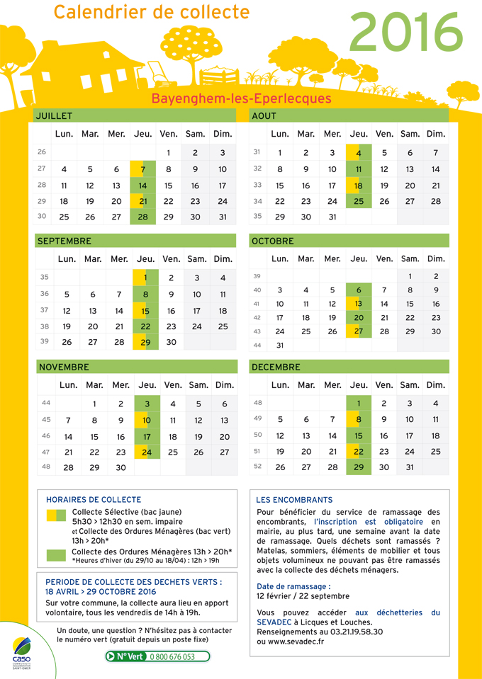 Calendrier de collecte 2016 bayenghem2