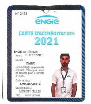 Carte accreditation dufresne