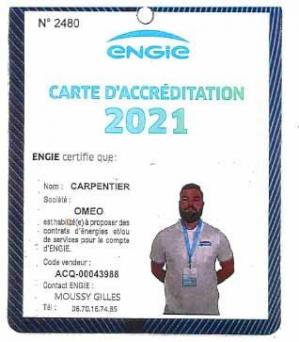 Carte accreditation