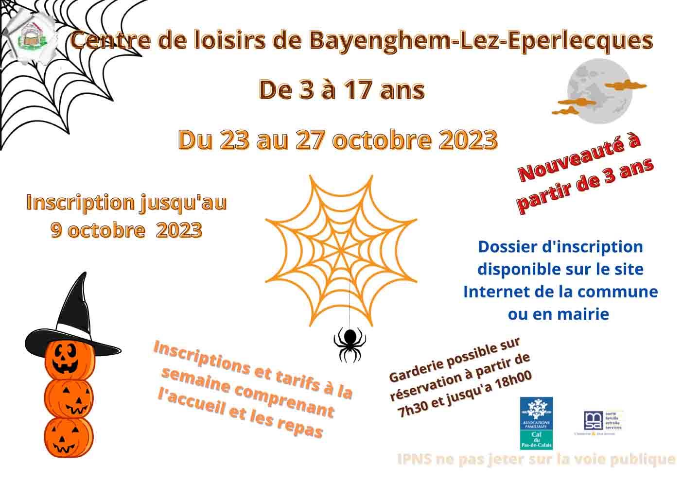Centre de loisirs octobre 2023 copie