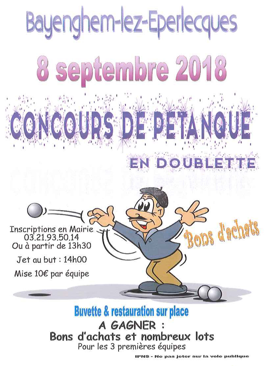 Concours petanque