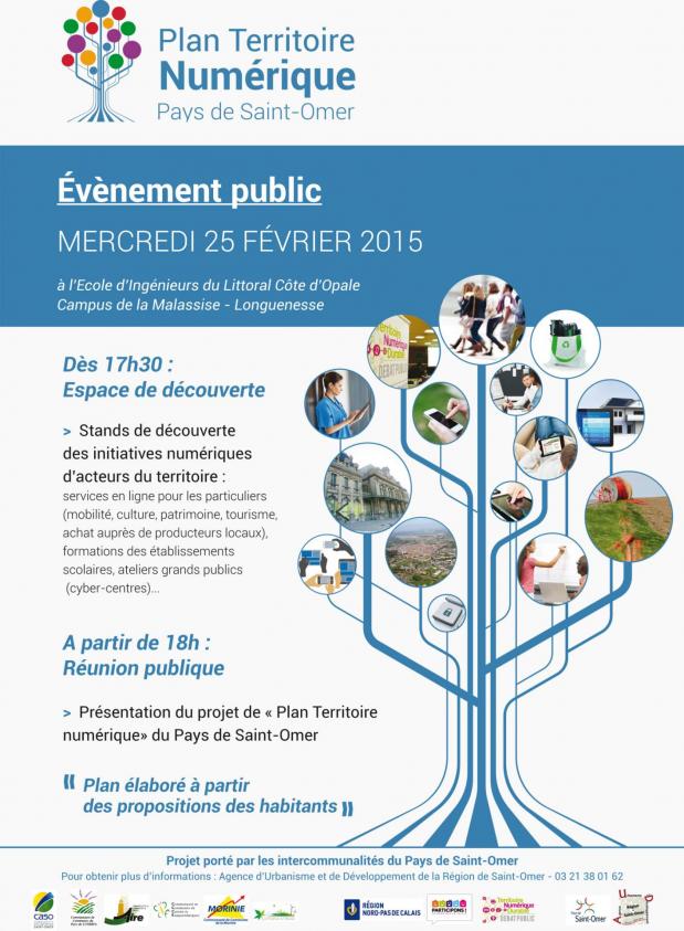 Flyer evenement public numerique pays st omer 25 02 2015