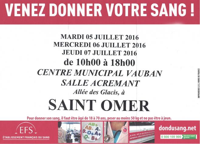 Lacleweb don du sang saint omer