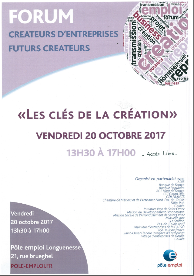 Les cles de la creation affiche