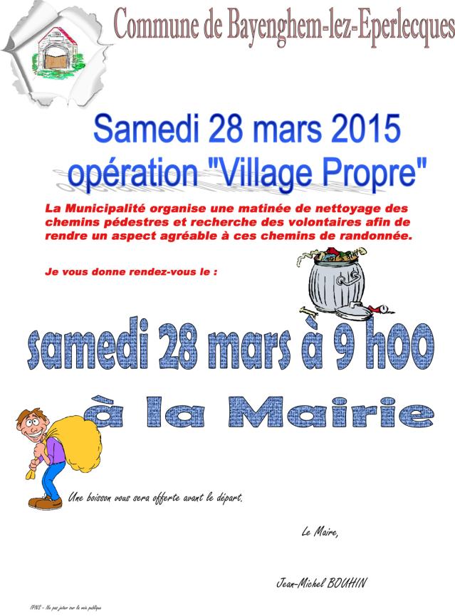 Operation proprete village