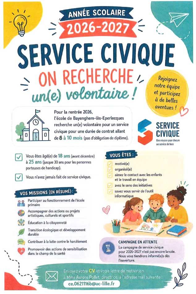 Service civique bayenghem